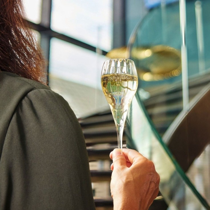 6 flûtes à champagne 16 cl Symétrie