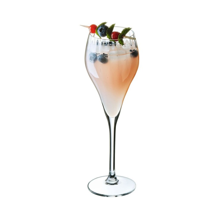 6 flûtes à champagne 16 cl Symétrie