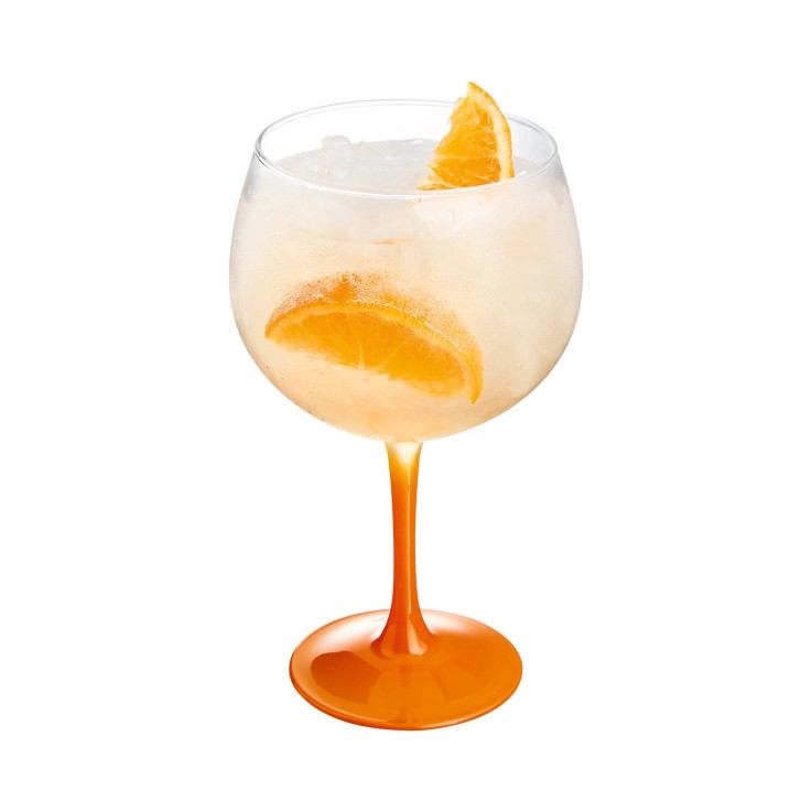 6 verres à cocktail 70 cl oranges -SUMMER POP