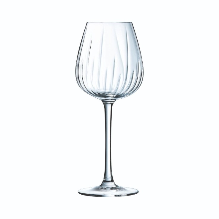 4 verres à pied 35 cl Swirly