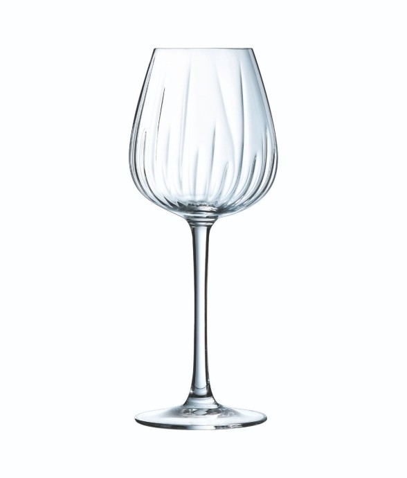 4 verres à pied 35 cl Swirly
