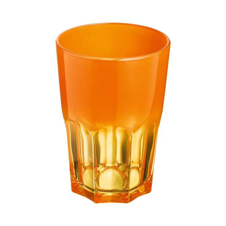 6 verres à eau 40 cl oranges -SUMMER POP