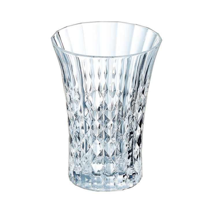 6 verres à jus et soda 36cl Lady Diamond - Verre ultra transparent au design vintage
