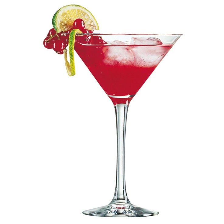 6 verres à pied 21 cl Champagne & Cocktail