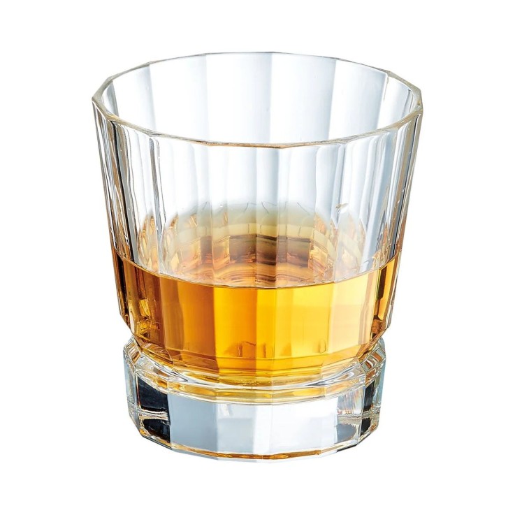 6 verres à eau 32cl Macassar - Verre ultra transparent au design vintage