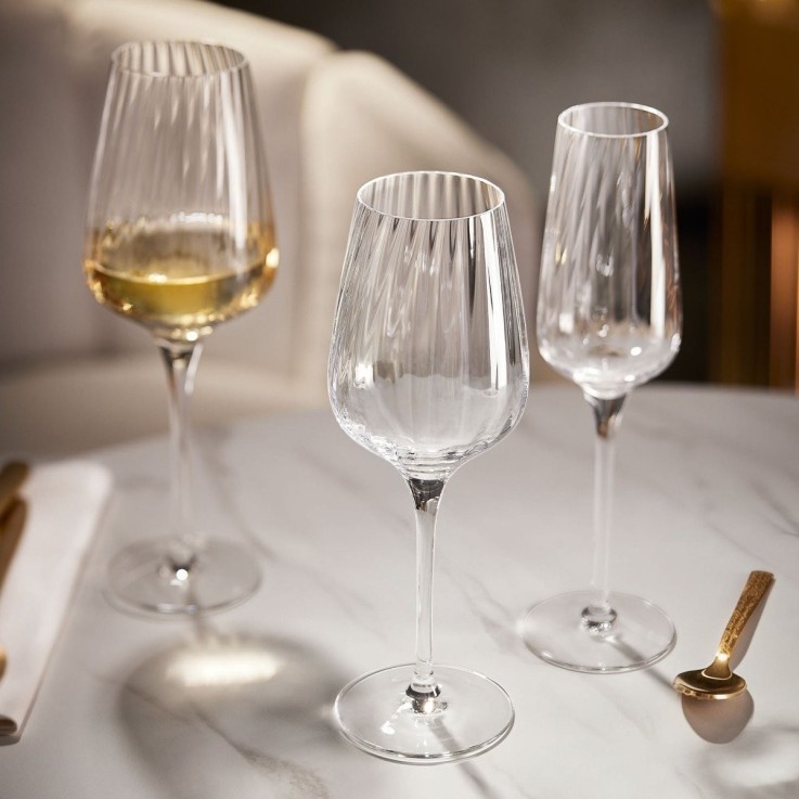 6 verres à pied 55 cl Symétrie