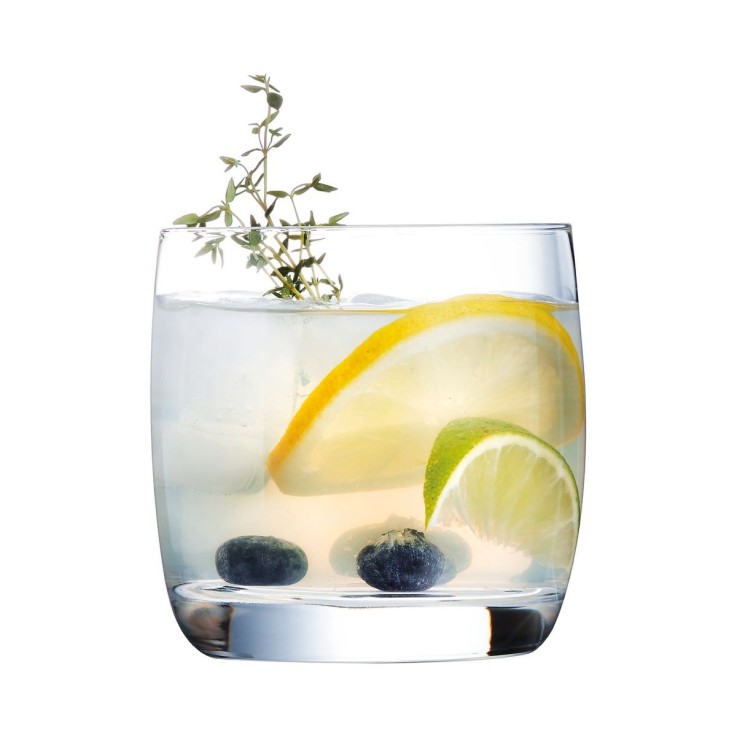 6 verres à eau  31 cl Vigne en Krysta