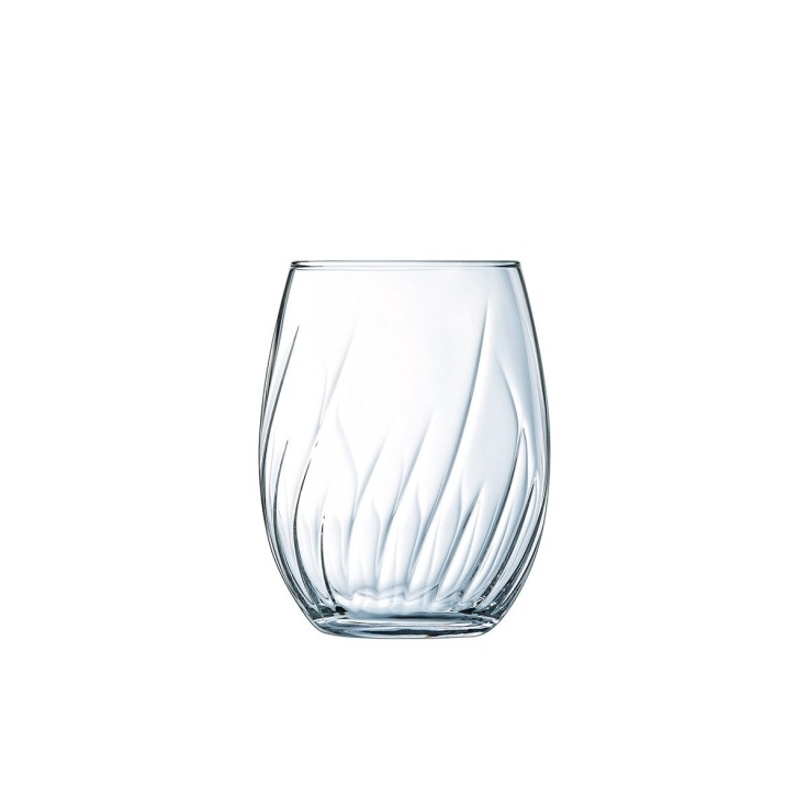 4 verres à eau 36 cl Swirly