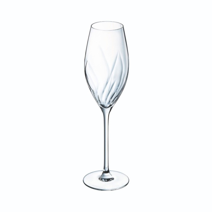 4 flûtes 24 cl Swirly