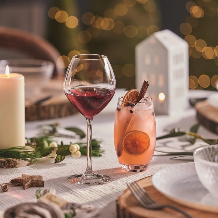 6 verres à vin 47 cl Cheer Up