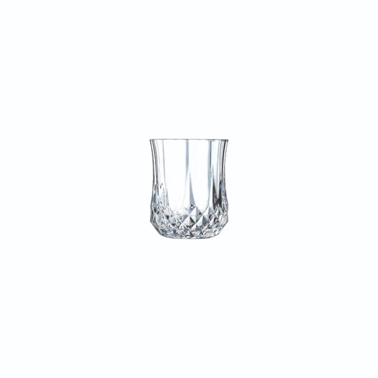 6 shooters vintage 4,5cl Longchamp - Verre ultra transparent au design vintage
