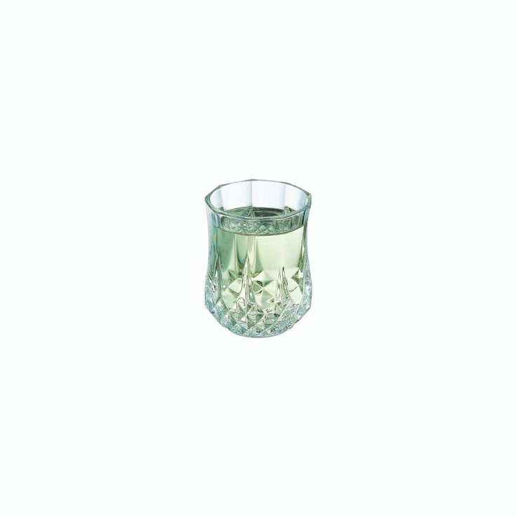 6 shooters vintage 4,5cl Longchamp - Verre ultra transparent au design vintage