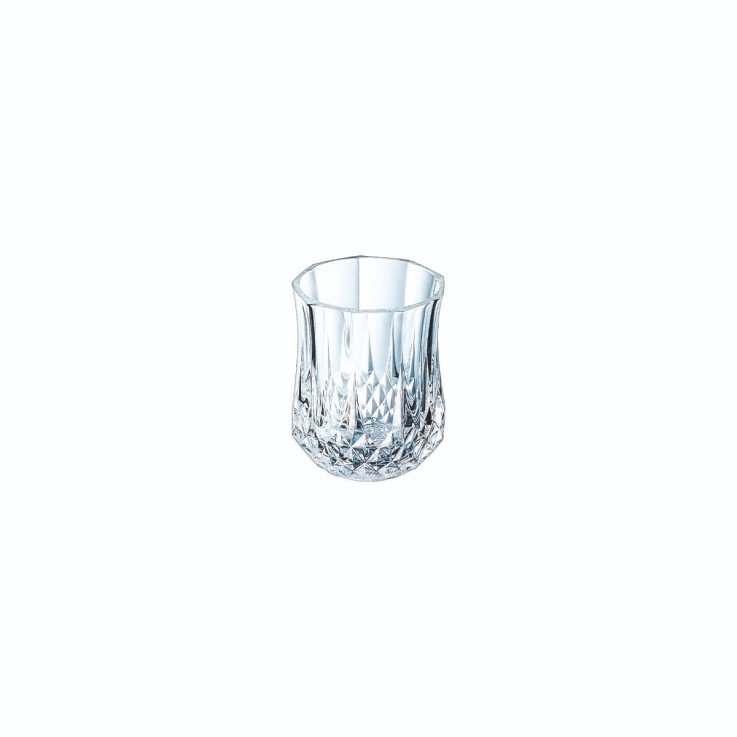 6 shooters vintage 4,5cl Longchamp - Verre ultra transparent au design vintage