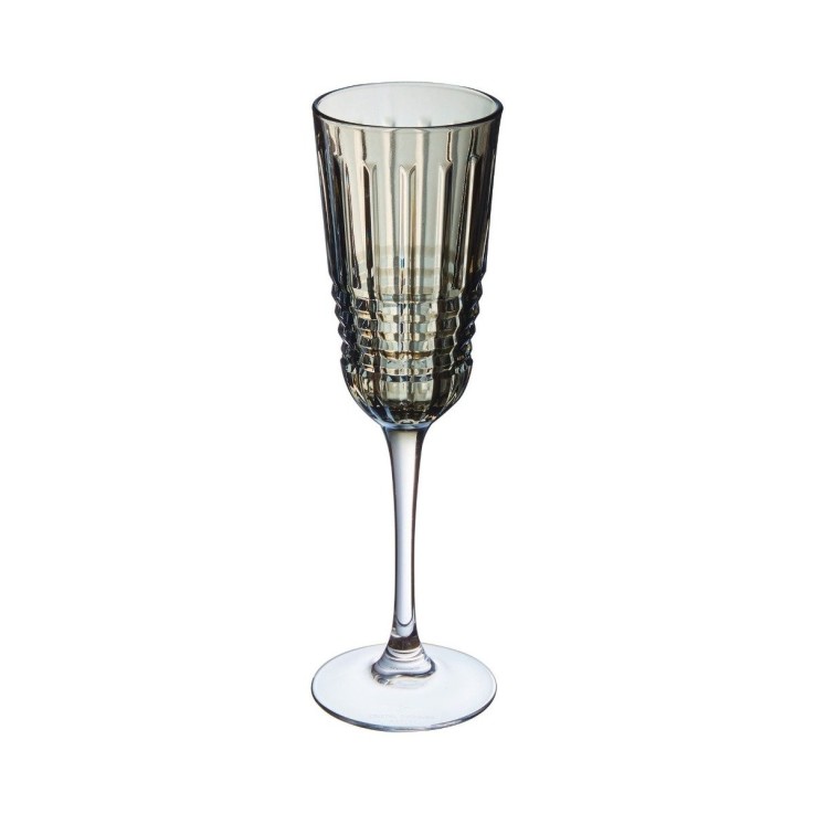 4 flûtes à champagne marrons 17cl Rendez-Vous Brume