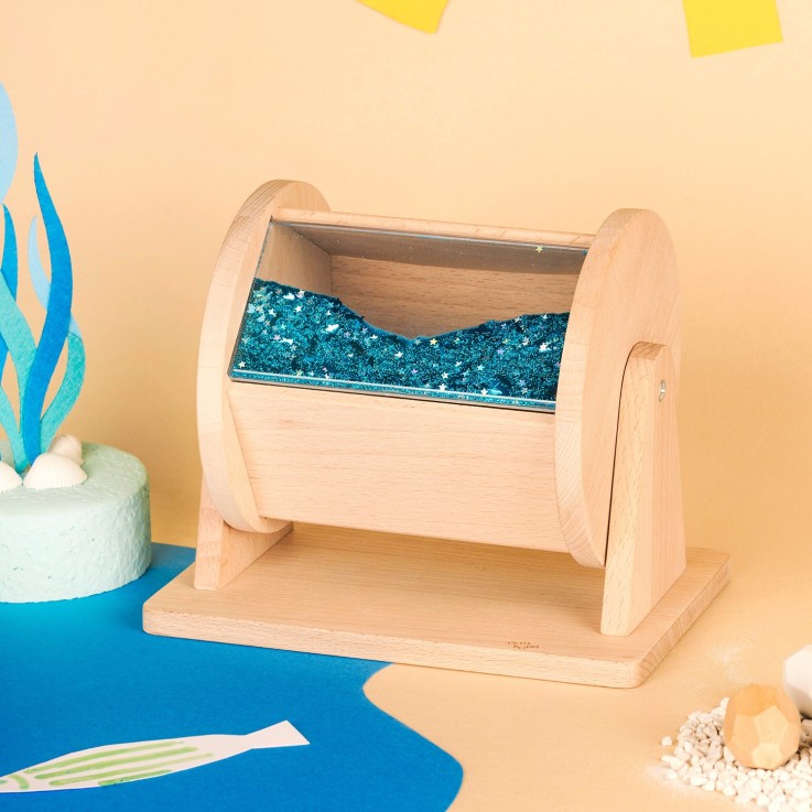 Roue sensorielle en bois pour bébé