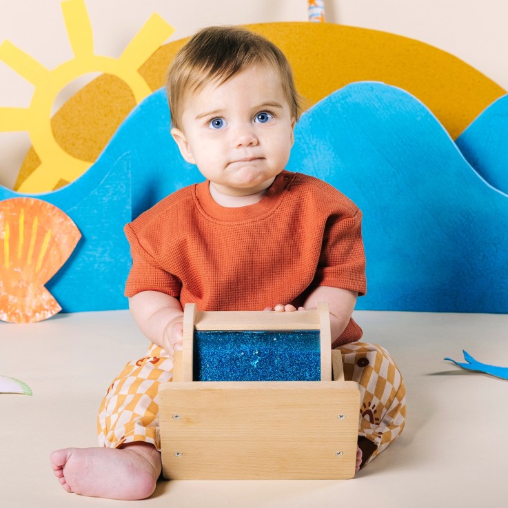 Roue sensorielle en bois pour bébé