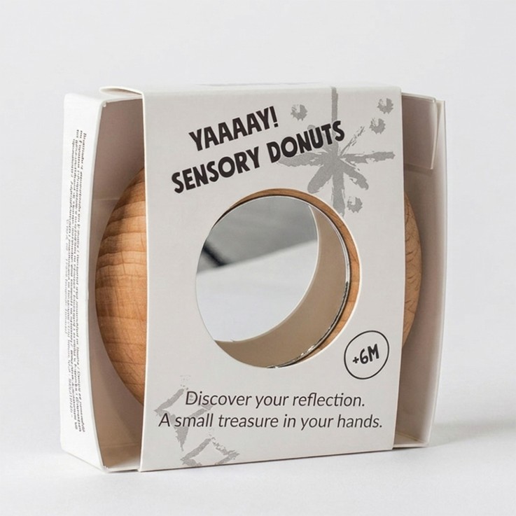 Hochet sensoriel Donut, Miroir