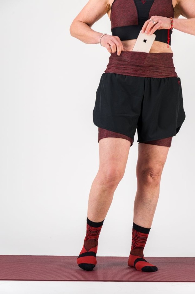 Ceinture Running Vibrations en fibres recyclées