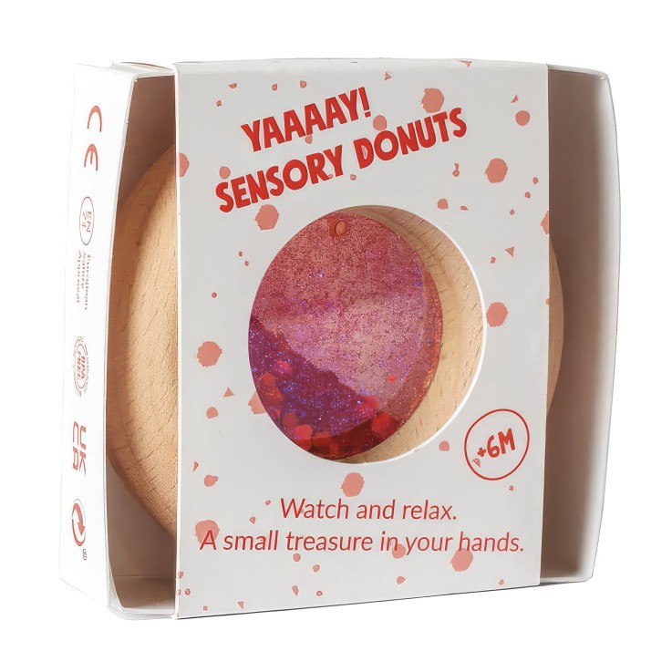 Hochet sensoriel Donut, Calme