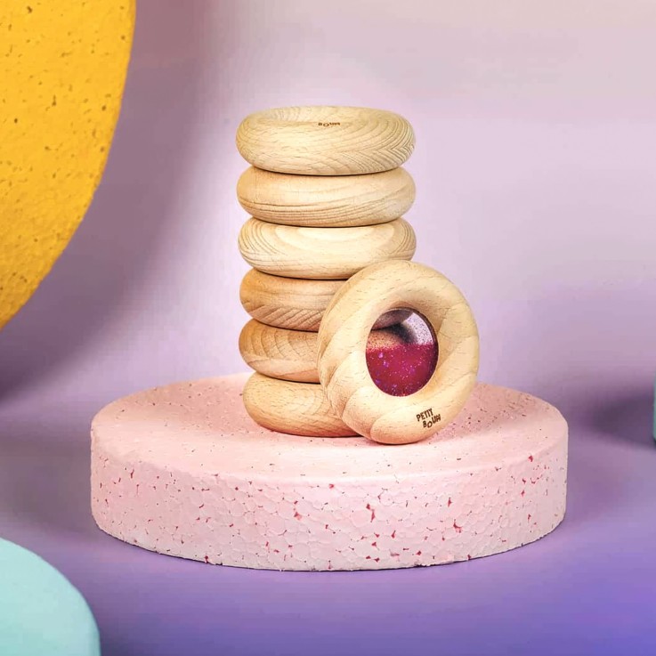 Hochet sensoriel Donut, Calme