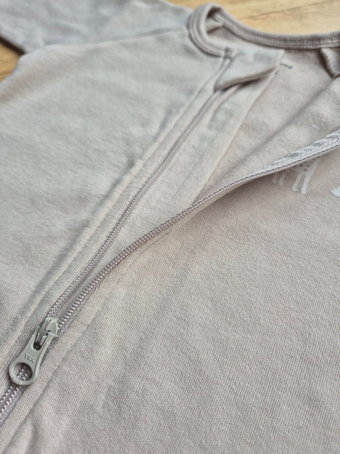 Pyjama bébé zippé et évolutif Girafe 2 Coton Bio