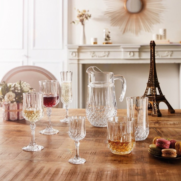 Ensemble de 18 verres -LONGCHAMP