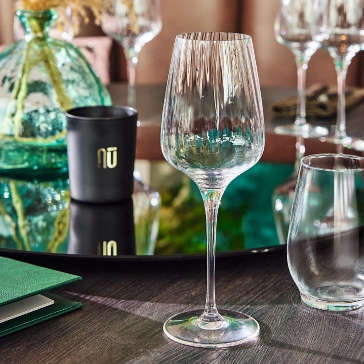 Ensemble de 12 verres à pied -SYMÉTRIE