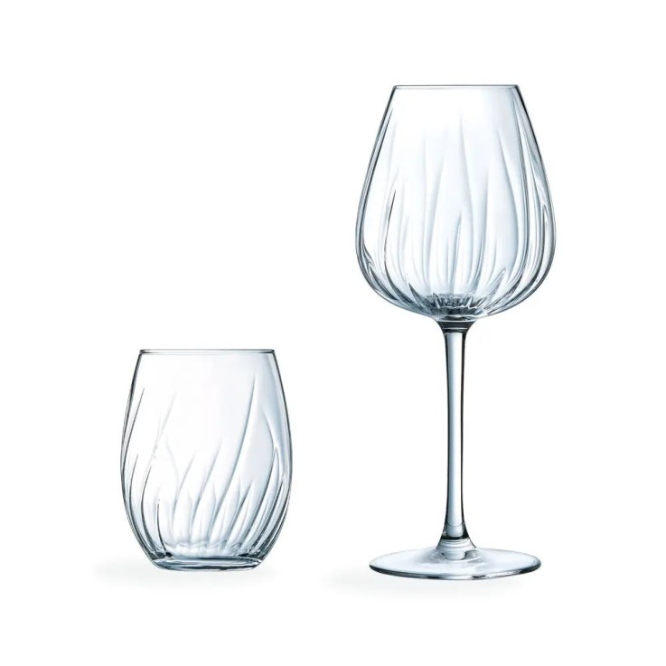 Ensemble de 8 verres -SWIRLY