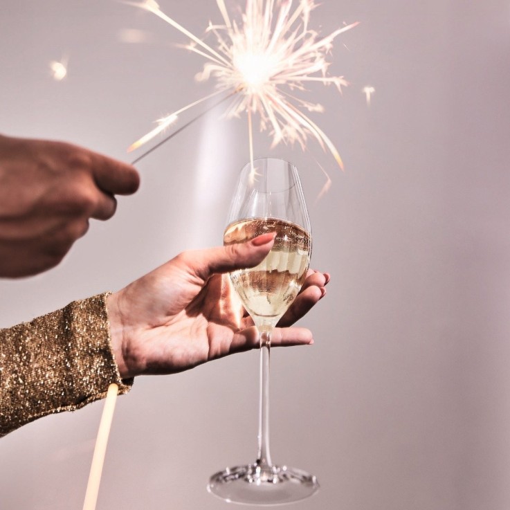 Ensemble 12 verres -SWIRLY