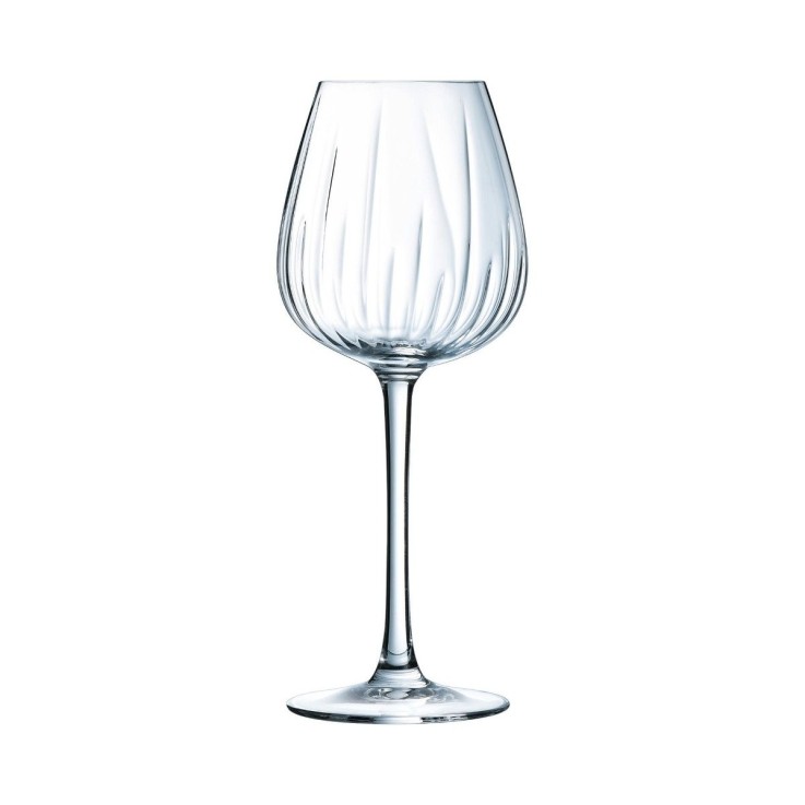 8 verres à pied en verre 35 cl