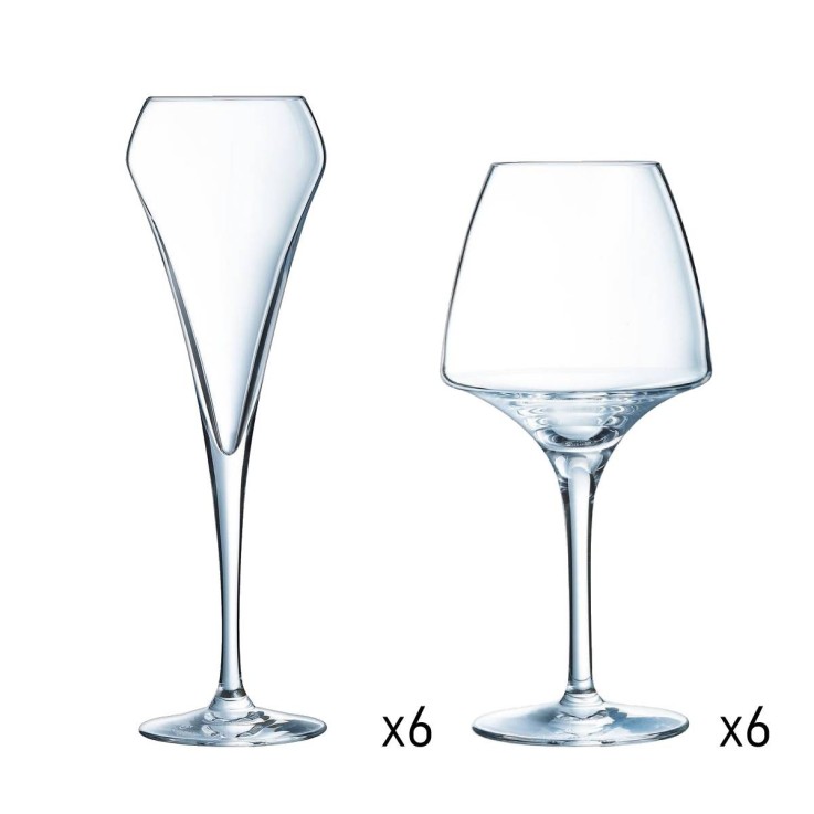 Ensemble de 12 verres -OPEN UP