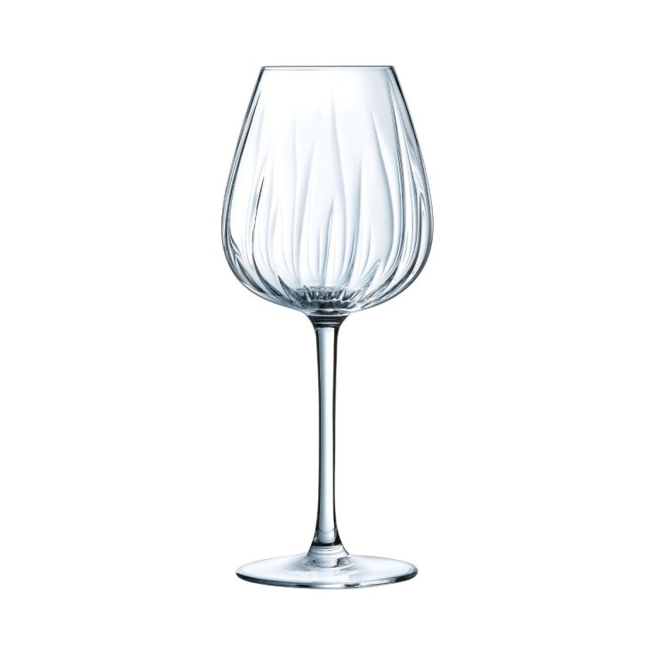 8 verres à pied en verre 47 cl