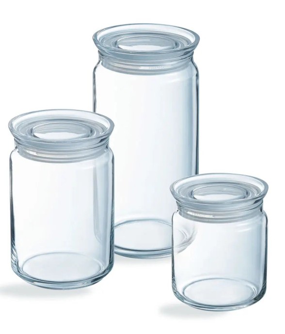 3 pots de conservation...