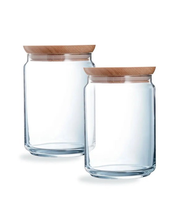 2 pots de conservation 1L...