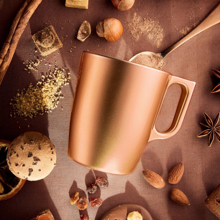 6 mugs 25 cl Latte -FLASHY