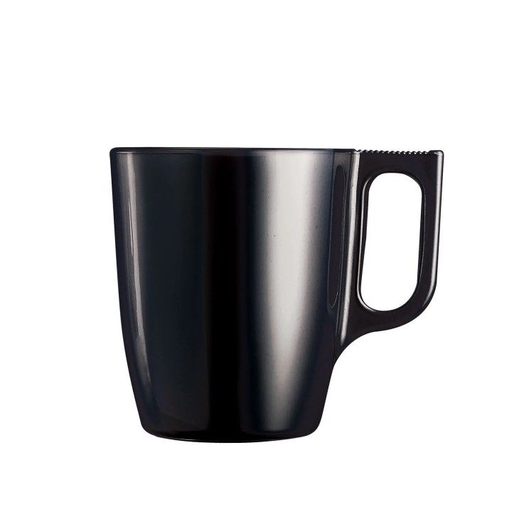 6 mugs 25 cl Noirs -FLASHY
