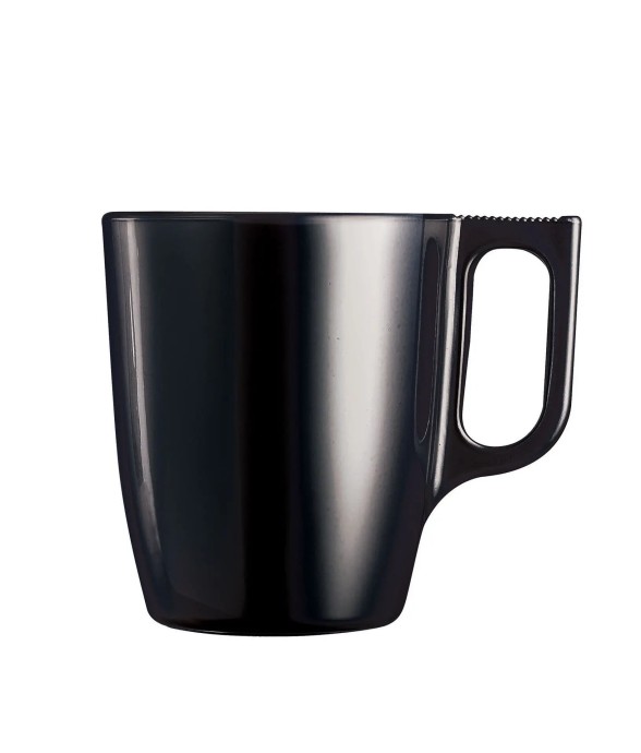 6 mugs 25 cl Noirs -FLASHY