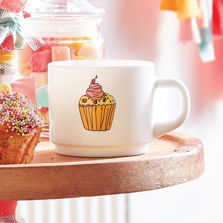 Tasse 22 cl décorée -POP GOURMANDISE