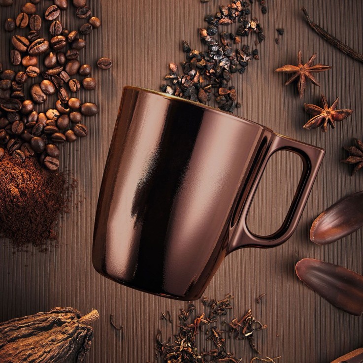 6 mugs 25 cl Chocolat -FLASHY
