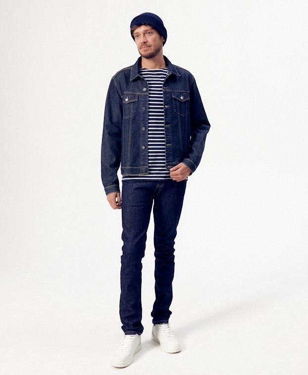 Veste en Jean Victor Coton bio