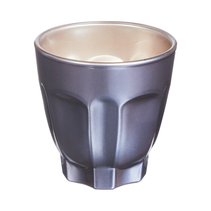6 tasses en verre 9 cl bleues -FLASHY