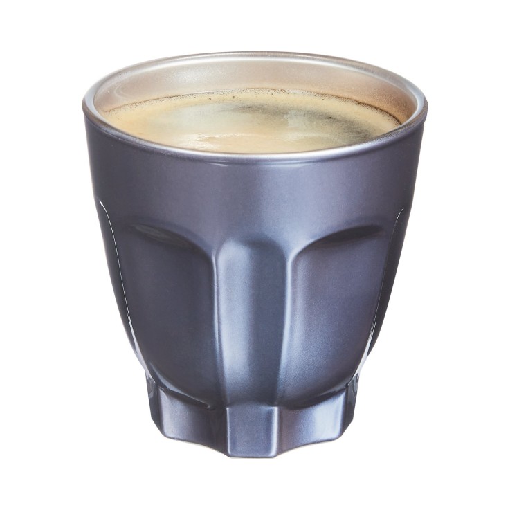 6 tasses en verre 9 cl bleues -FLASHY