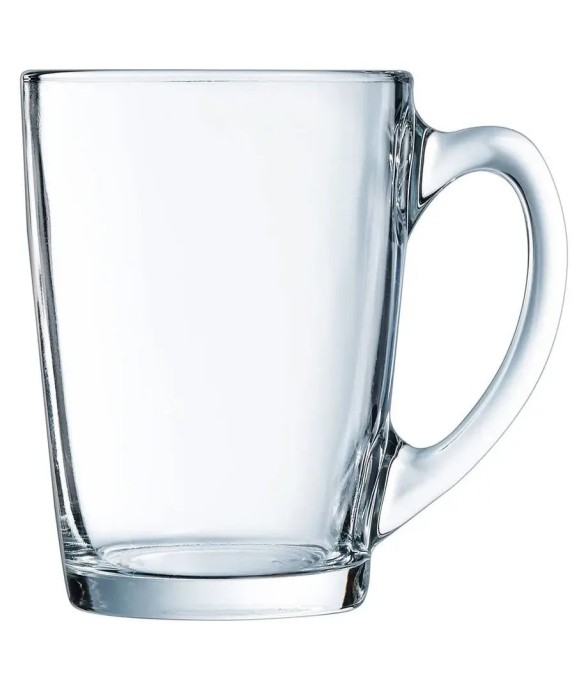 6 mugs en verre...
