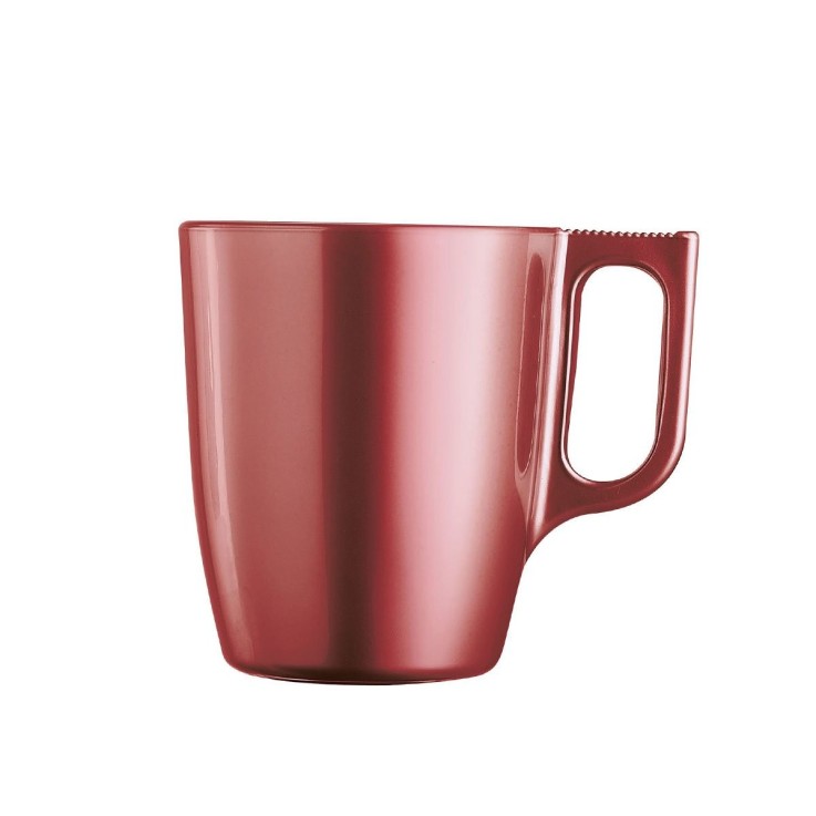 6 mugs 25 cl Rouges -FLASHY