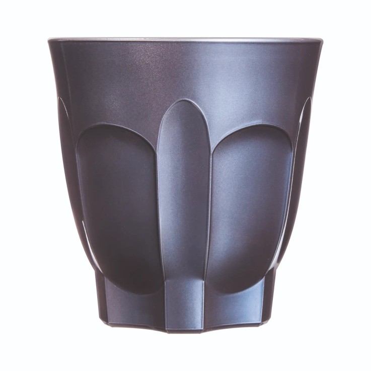 6 tasses en verre 24 cl bleues -FLASHY