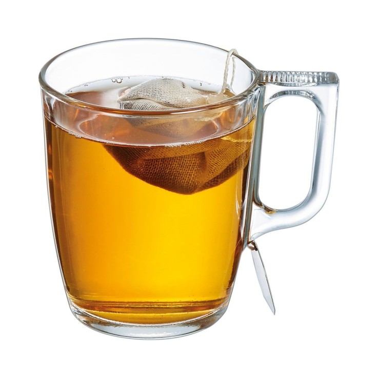 6 mugs en verre 25 cl