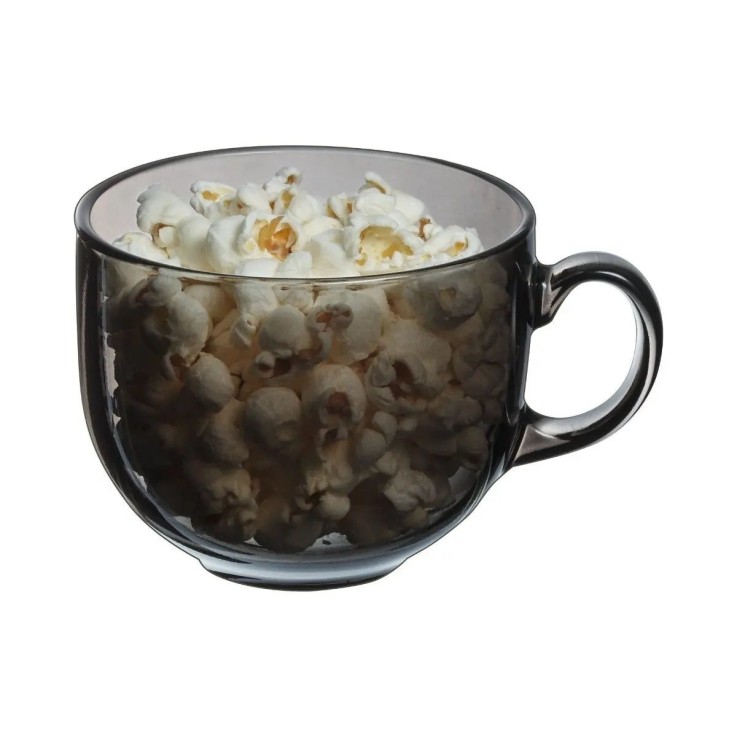 6 tasses Jumbo 50cl grises -ALBA