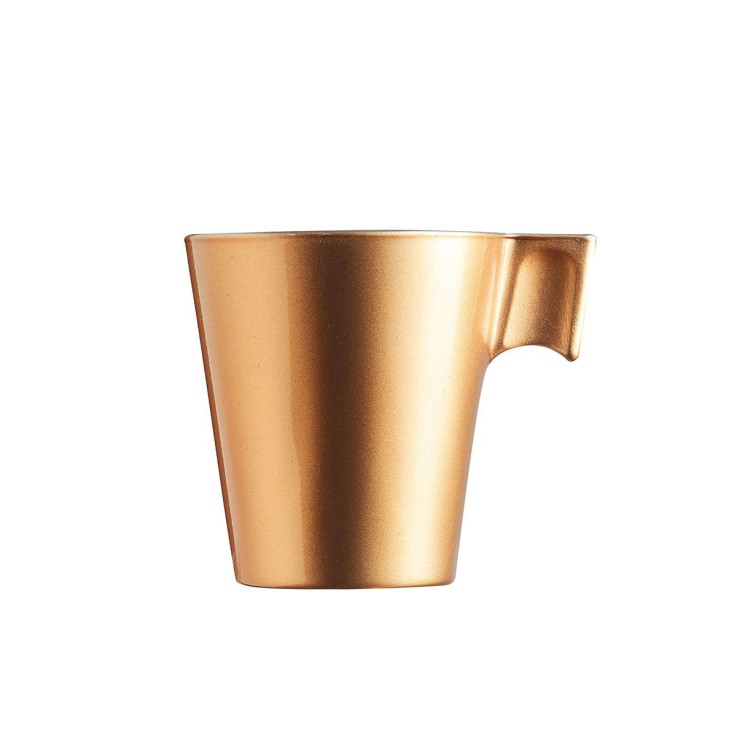 6 tasses 8 cl Gold -FLASHY