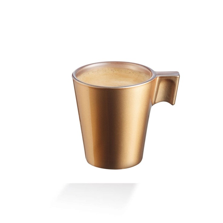 6 tasses 8 cl Gold -FLASHY