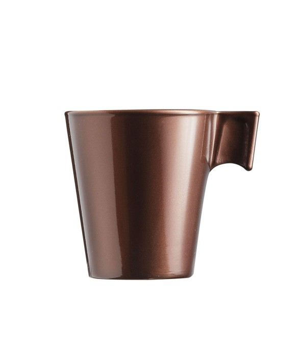 6 tasses 8 cl Chocolat -FLASHY
